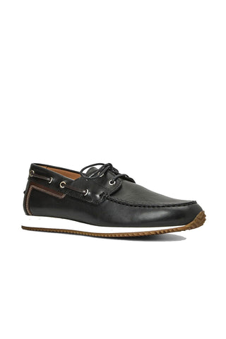 Aquatalia Lido Leather Boat Shoe-Dellamoda