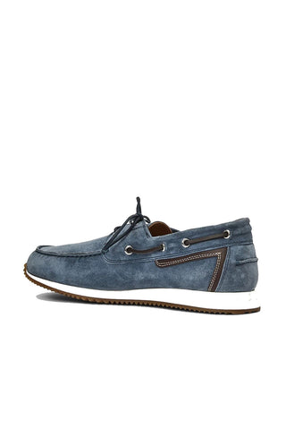 Aquatalia Lido Suede Boat Shoe-Dellamoda