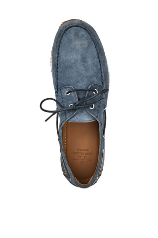 Aquatalia Lido Suede Boat Shoe-Dellamoda