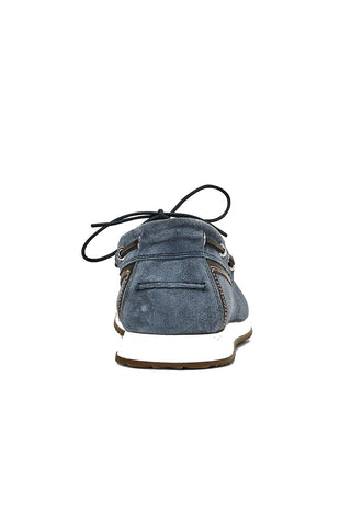 Aquatalia Lido Suede Boat Shoe-Dellamoda