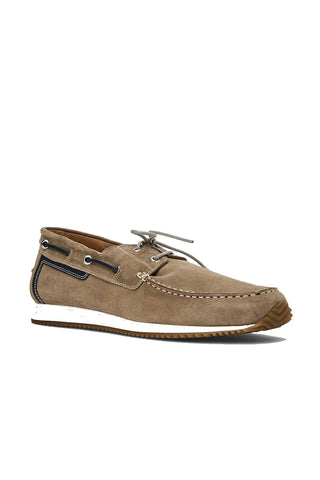 Aquatalia Lido Suede Boat Shoe-Dellamoda