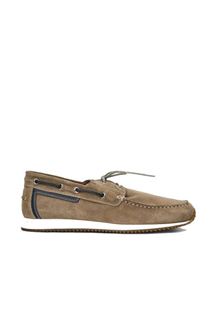 Aquatalia Lido Suede Boat Shoe-Dellamoda