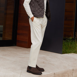 Aquatalia Prospero Men’s Shoes Suede Leather Chelsea Boot (AQ1003)-AmbrogioShoes