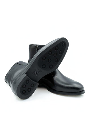 Artioli Albano Buffalo / Calf-Skin Leather Zipper Boot (ART1113)-AmbrogioShoes
