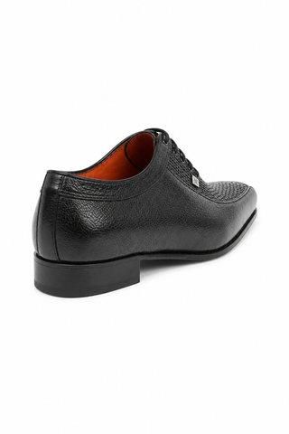 Artioli Aldo Full Grain / Woven Leather Oxfords (ART1001)-AmbrogioShoes