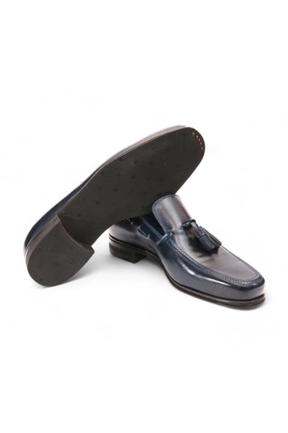 Artioli Angelo Calf-Skin Leather Tassel Loafers (ART1076)-AmbrogioShoes