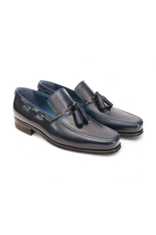 Artioli Angelo Calf-Skin Leather Tassel Loafers (ART1076)-AmbrogioShoes