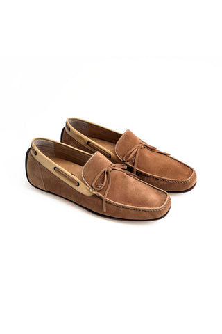 Artioli Barga Suede / Kangaroo Leather Casual Moccasin (ART1147)-AmbrogioShoes