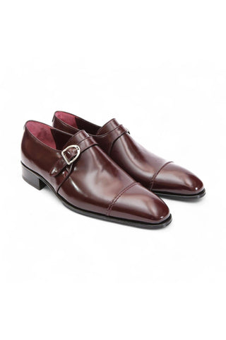Artioli Bartolomeo Calf-Skin Leather Single Monk Strap (ART1004)-AmbrogioShoes