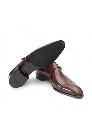 Artioli Bartolomeo Leather Single Monk Strap (ART1004)-Dellamoda