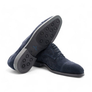 Artioli Christian Suede Cap-Toe Derby (ART1065)-AmbrogioShoes