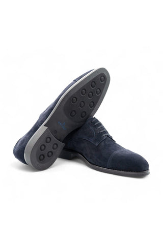 Artioli Christian Suede Cap-Toe Derby (ART1065)-Dellamoda