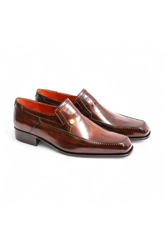 Artioli Cornelio Patina Leather Loafers (ART1071)