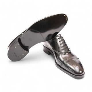 Artioli Corrado Men's Luxury Italian Shoes Calf-Skin Leather Cap-Toe Oxford (ART1082)-AmbrogioShoes