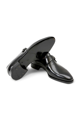 Artioli Daniele Calf-Skin Leather Single Monk-Strap (ART1105)-AmbrogioShoes