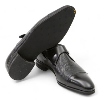 Artioli Dante Calf-Skin Leather Monk Strap (ART1010)-AmbrogioShoes