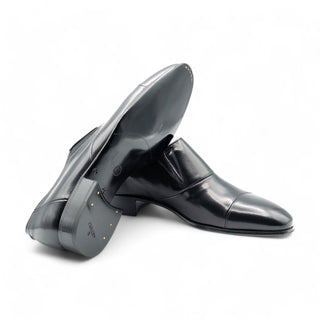 Artioli Decimo Buffalo Leather Slip-On Cap-Toe Loafers (ART1057)-AmbrogioShoes