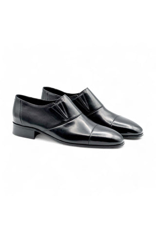 Artioli Decimo Buffalo Leather Slip-On Cap-Toe Loafers (ART1057)-AmbrogioShoes