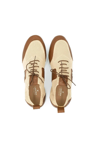 Artioli Dennis Fabric / Calf-Skin Leather Sneaker (ART1129)-AmbrogioShoes