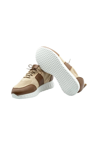 Artioli Dennis Fabric / Leather Sneaker (ART1129)-Dellamoda