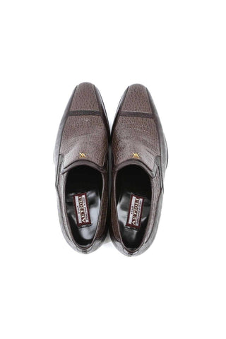 Artioli Donato Shark & Lizard Cap-Toe Loafers (ART1050)-Dellamoda