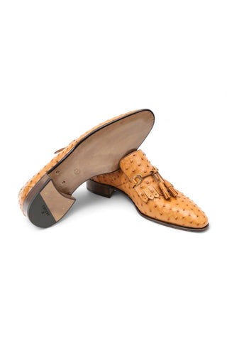 Artioli Enzo Ostrich Tassels Loafers (ART1042)