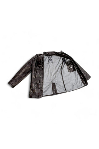 Artioli Ettore Nappa Lamb Leather / Cashmere Jacket (ARTJ1001)-Dellamoda