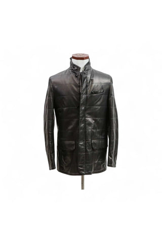 Artioli Ettore Nappa Lamb Leather / Cashmere Jacket (ARTJ1001)