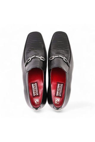 Artioli Fausto Exotic Lizard / Calf-Skin Leather Horsebit Loafer (ART1084)-AmbrogioShoes