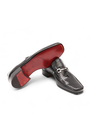 Artioli Fausto Lizard / Leather Horsebit Loafer (ART1084)