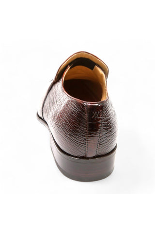 Artioli Flavio Shark-Skin Leather Horsebit Loafers (ART1012)-AmbrogioShoes
