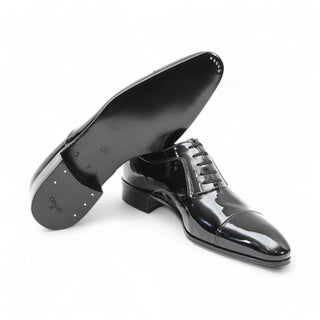 Artioli Giordano Men's Shoes Patent Leather Oxfords (ART1014)-AmbrogioShoes