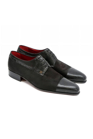 Artioli Giulio Lizard & Furry Leather Derby (ART1112)