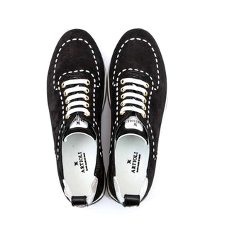 Artioli Jolla Suede / Calf-Skin Leather Casual Sneaker (ART1149)-AmbrogioShoes