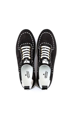 Artioli Jolla Suede / Leather Casual Sneaker (ART1149)-Dellamoda