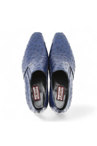 Artioli Libero Ostrich Slip-on Loafers (ART1040)-Dellamoda