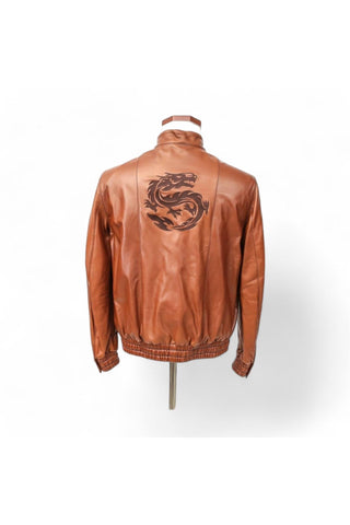 Artioli Luciano Nappa Lamb Leather Jacket (ARTJ1002)-Dellamoda