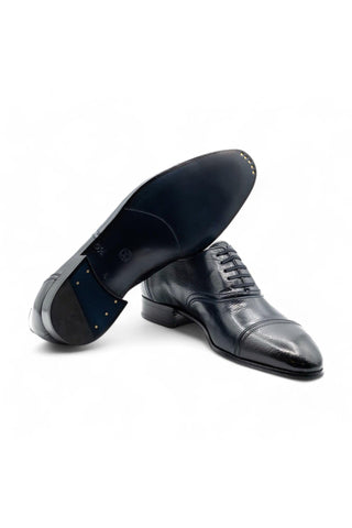 Artioli Ludovico Full Grain Leather Classic Cap-Toe Oxfords (ART1064)-Dellamoda