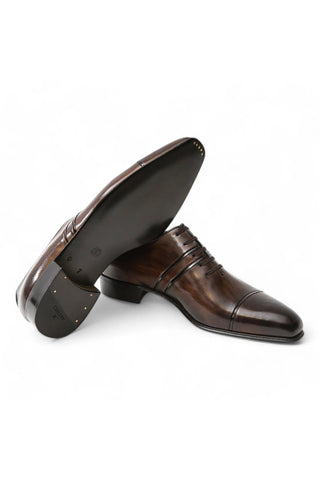 Artioli Luigi Leather Cap-Toe Formal Oxfords (ART1019)-Dellamoda