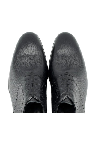 Artioli Manuel Deer-Skin Leather Classic Wholecut Oxfords (ART1034)-Dellamoda