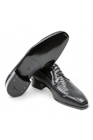 Artioli Manuele Perforated Kangaroo Leather / Lizard Derby (ART1020)-Dellamoda