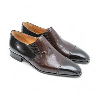 Artioli Moreno Calf-Skin Leather Cap-Toe Formal Loafers (ART1024)-AmbrogioShoes
