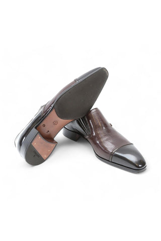 Artioli Moreno Leather Cap-Toe Formal Loafers (ART1024)