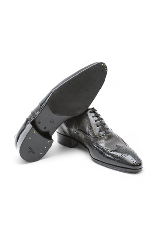 Artioli Nicola Perforated Kangaroo / Leather Oxfords (ART1026)