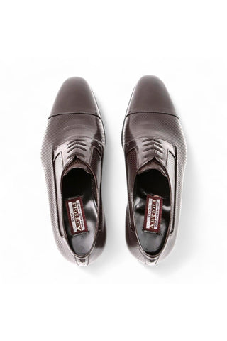 Artioli Orlando Perforated Kangaroo Derby (ART1074)-AmbrogioShoes