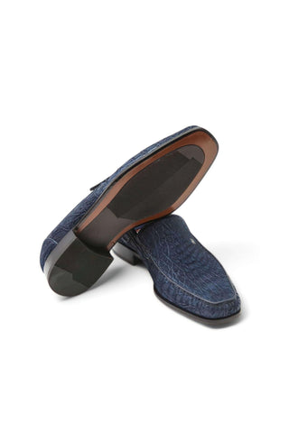 Artioli Orosei Nubuck Crocodile Slip-On Loafer (ART1099)-Dellamoda