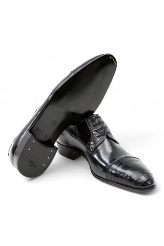 Artioli Oscar Alligator / Kangaroo Leather Derby (ART1028)-Dellamoda