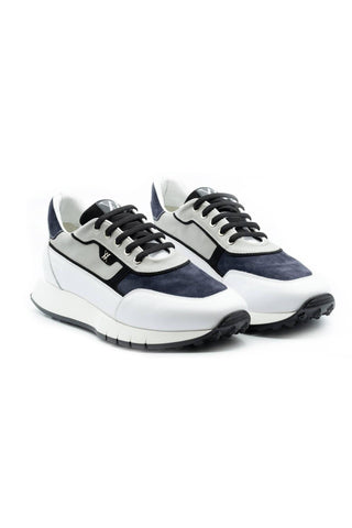 Artioli Pierre Suede / Calf-Skin Leather Sneaker (ART1125)-AmbrogioShoes