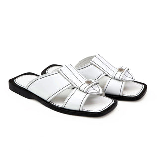 Artioli Procida Men's Shoes Calf-Skin Leather Slip-On Sandal (ART1140)-AmbrogioShoes