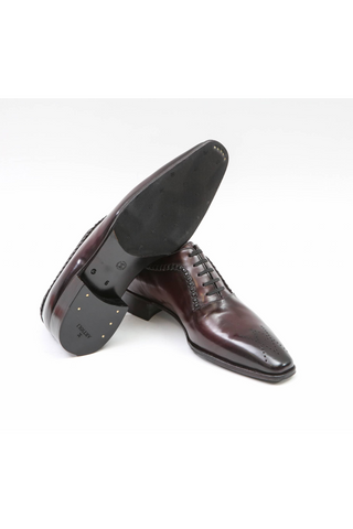 Artioli Raimondo Buffered Calf-Skin Leather Whole Cut Oxfords (ART1067)-AmbrogioShoes